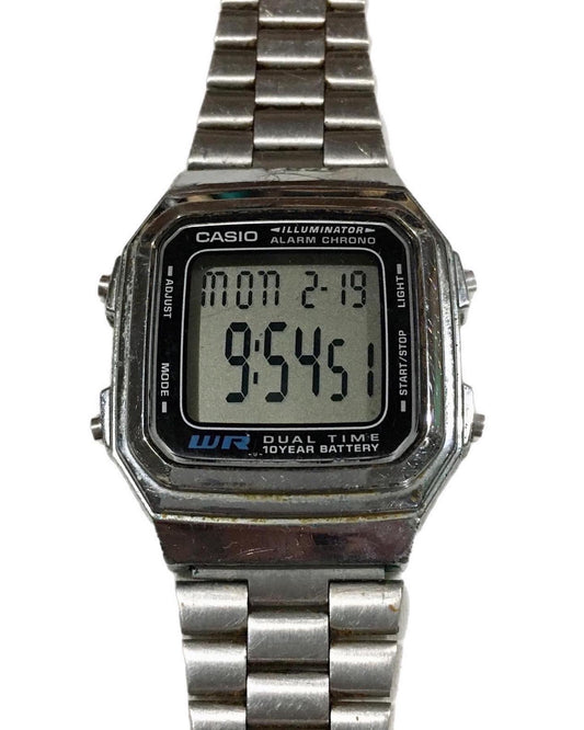 Vintage Casio A178-W Silver Men’s Digital Watch