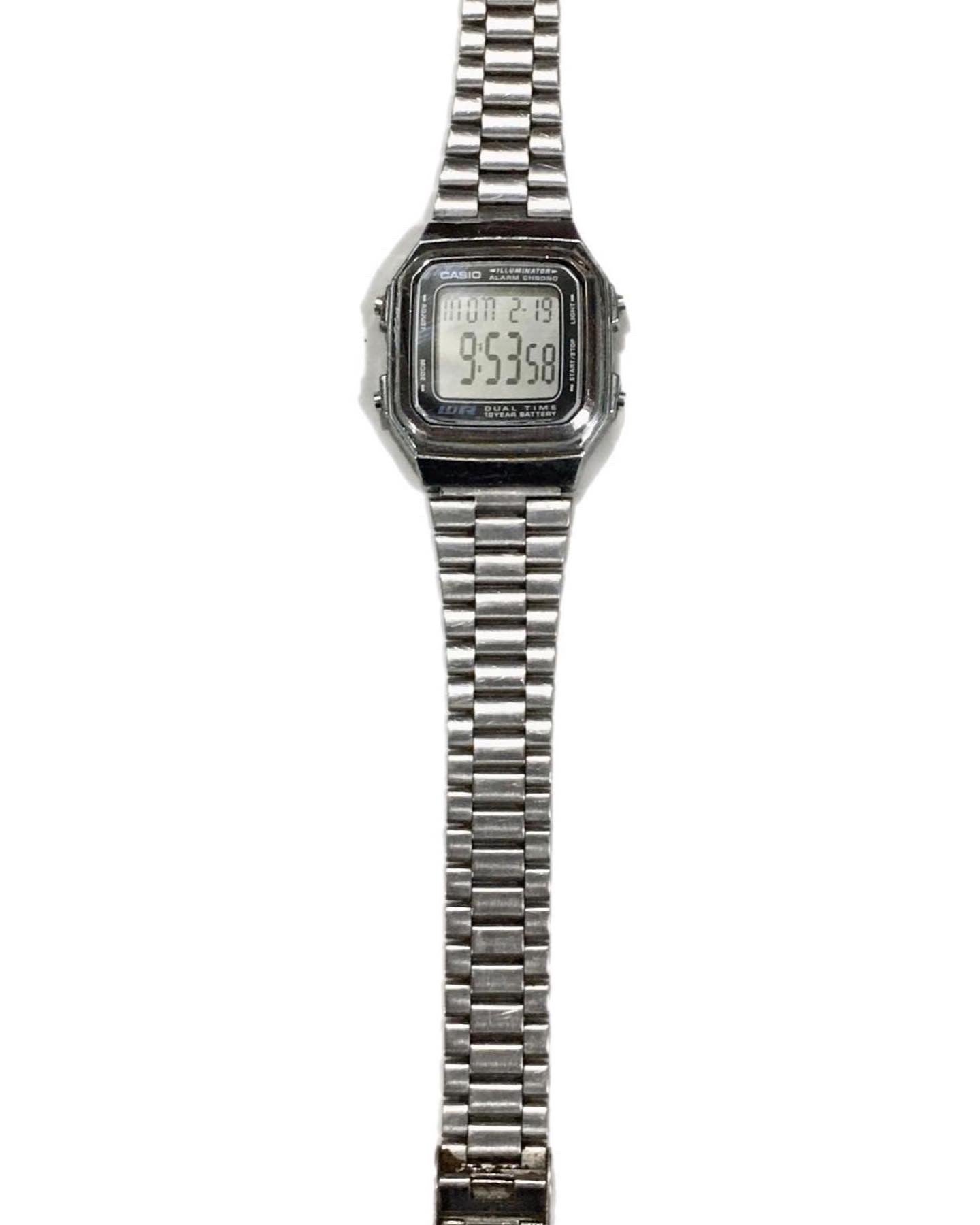 Vintage Casio A178-W Silver Men’s Digital Watch