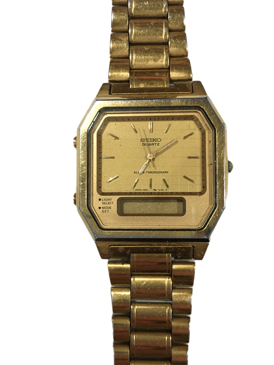 Vintage Seiko H601-5389 Men’s Gold Watch